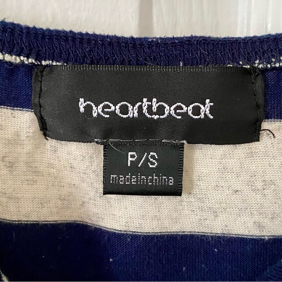 Striped blue and white top for women size small - Picture 5 of 5